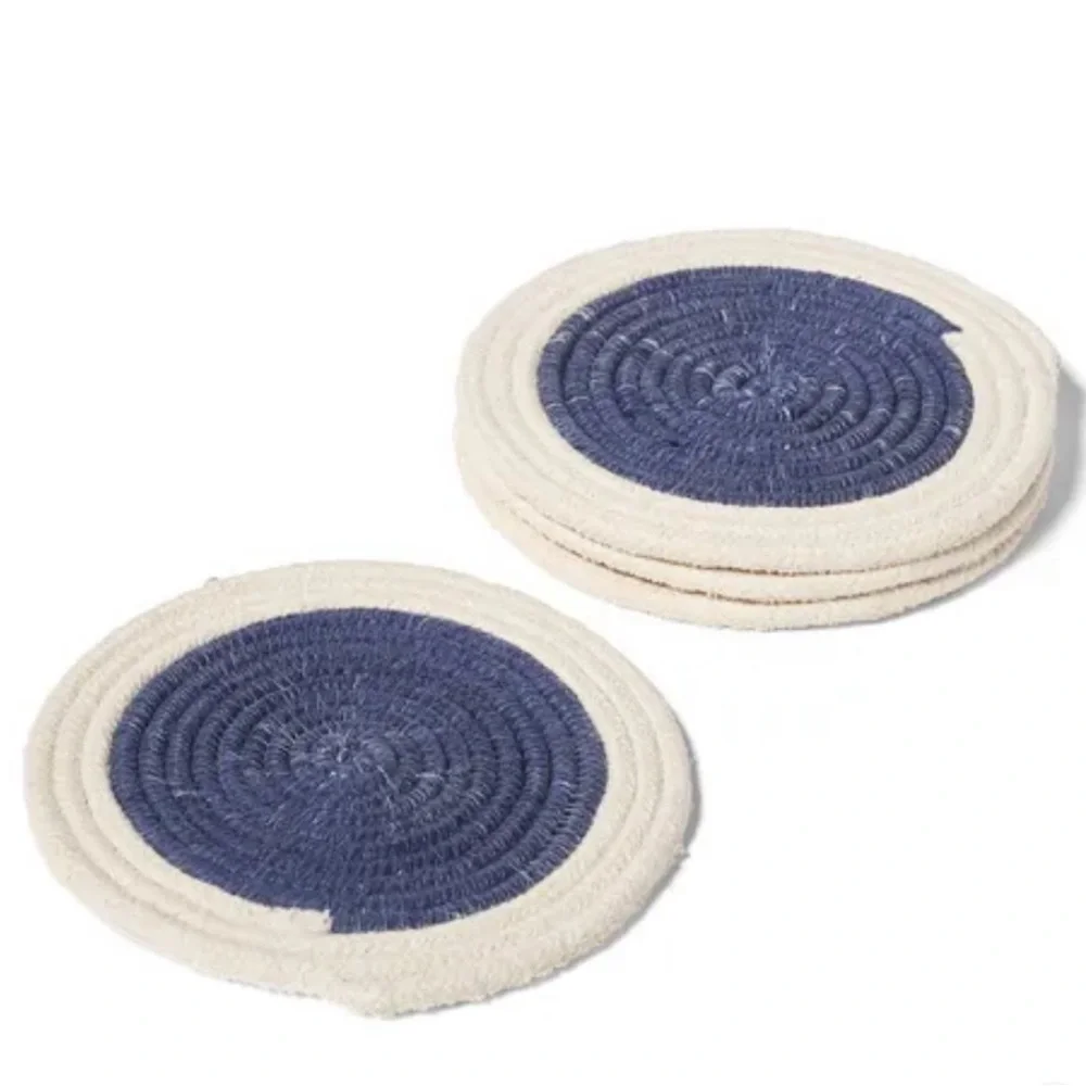 Sur La Table NWT Cotton Coasters, Set of 4 July 4th, patriotic